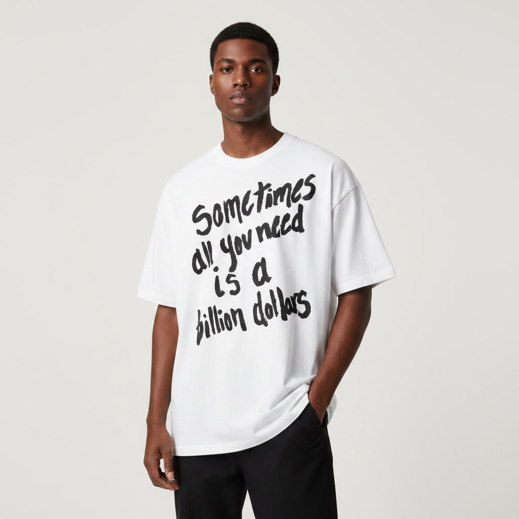 SOMETIMES ALL YOU NEED IS A BILLION DOLLAR WHITE